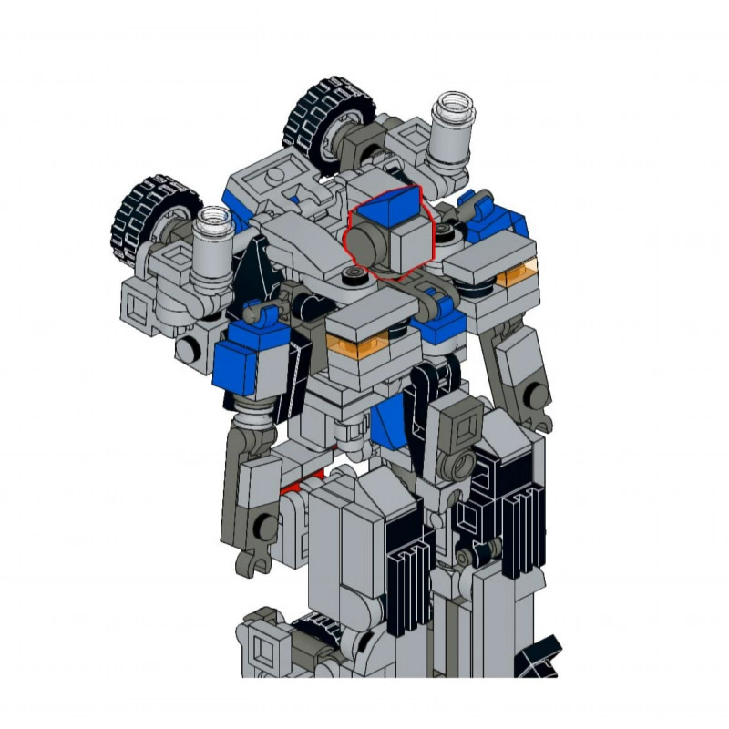MOC-конструктор совместимый с Lego 144535 Transformers Phantom Exotic Speed ​​SPEED Metamulating Puzzle Cross-border