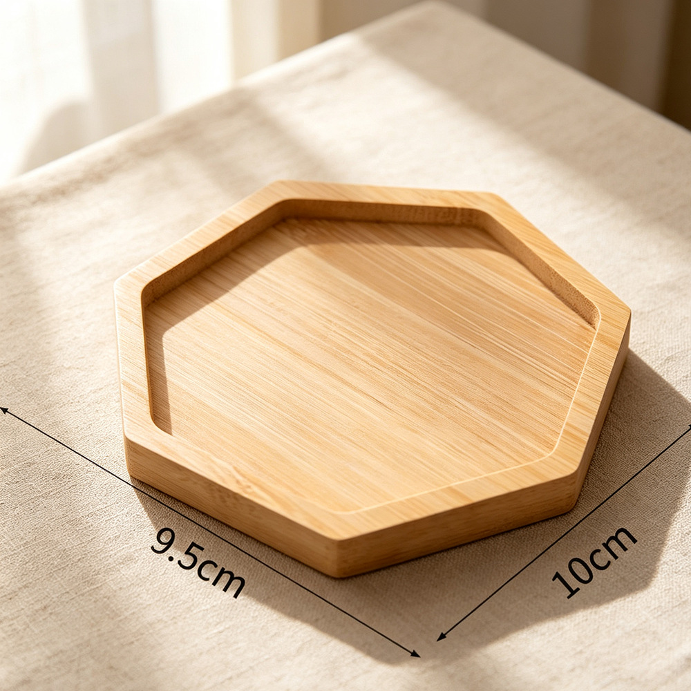 Base de Posavasos para Mosaico de Bambú Artesanal para Hogar