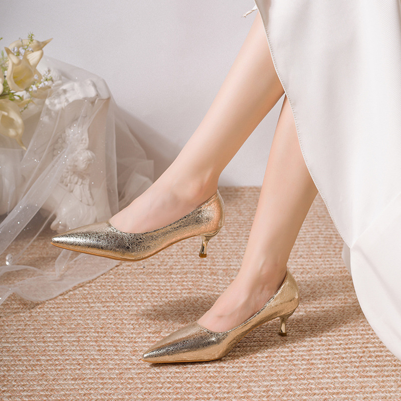 Fashionable Patent Leather Pointed-toe Stiletto High Heels, 2025 Autumn New Model, Suitable For Professional Commuting_vogvips.com