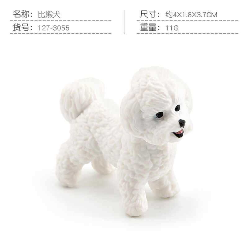 Modelo de perro de simulación transfronteriza adornos estáticos sólidos hechos a mano Golden Retriever cachorro Labrador Retriever Shiba Inu