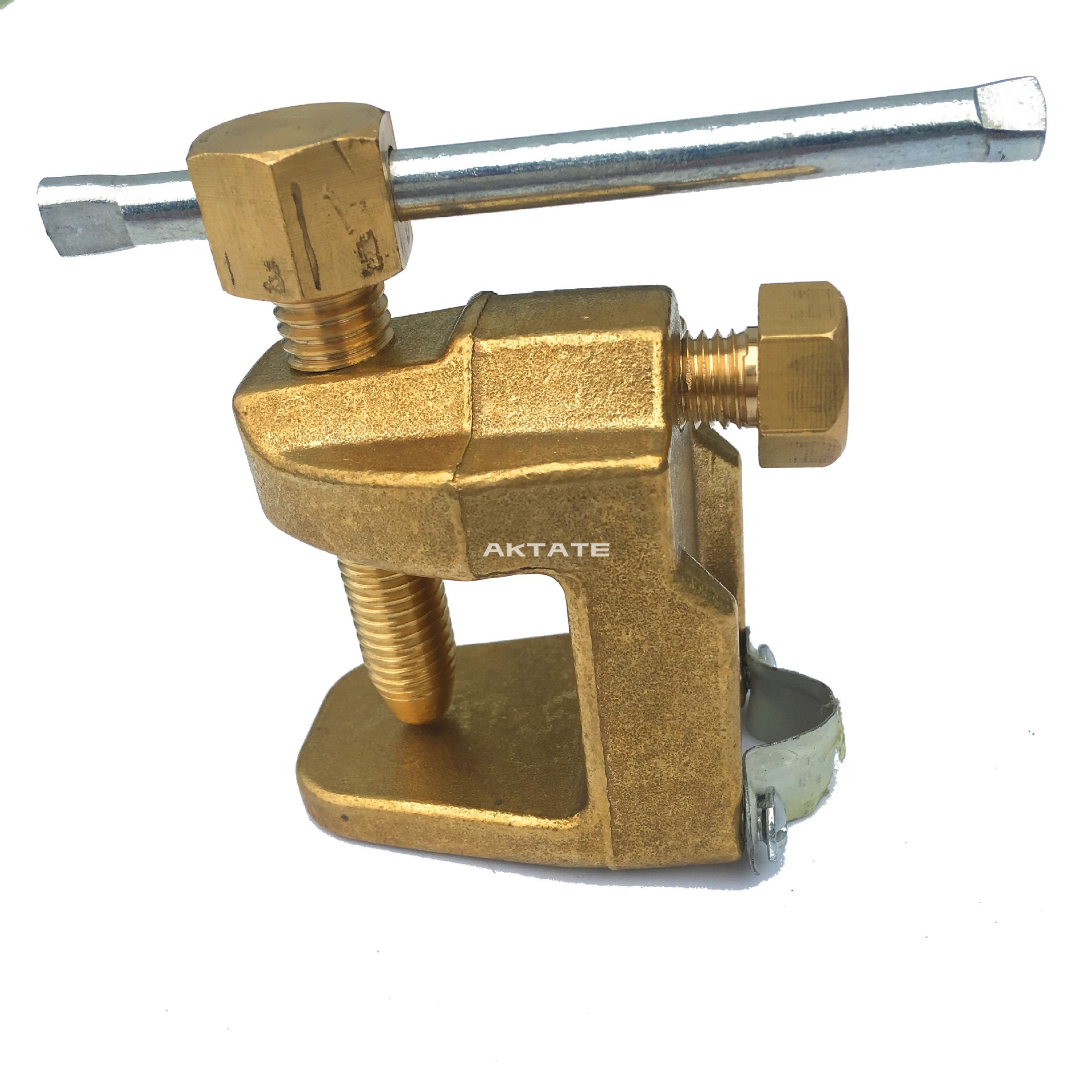 硕悦全铜铸件SY-600C大功率埋弧焊地线搭铁钳螺柱点焊导电夹