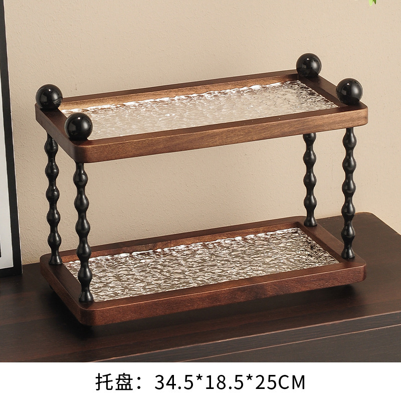 相思木置物架化妆品香水摆放架工位桌面收纳书架茶杯架子展示架|undefined