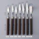 Wholesale art scraper paint scraper oil painting scraper wooden handle palette knife suit gouache painting acrylic pick knife blade