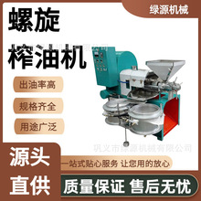多功能螺旋榨油机 适配大豆核桃亚麻籽压油双设备 冷热两用 绿源