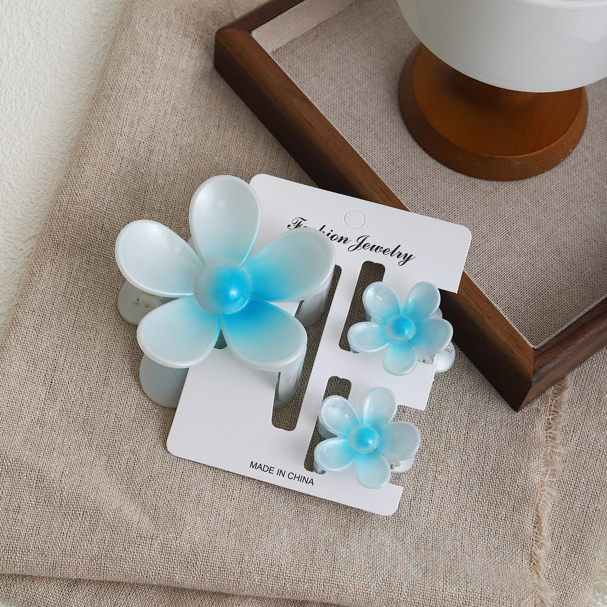 Gradient blue 3-piece gripper set