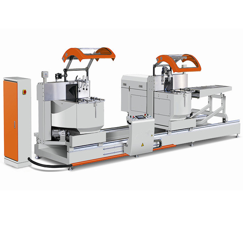 数控系统控制 超大断面切割 工业铝材数控重型任意角双头切割锯