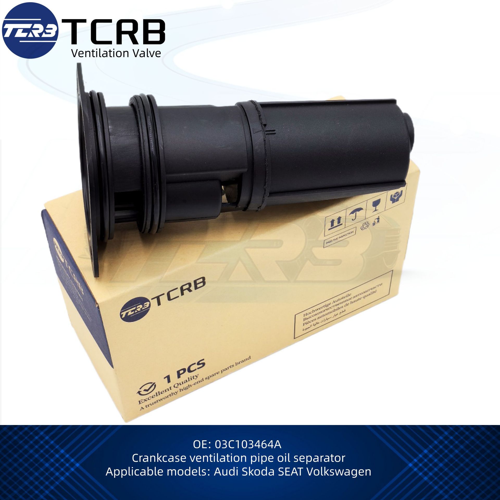 Cross-border bestseller 03C103464A suitable for Volkswagen Passat Golf oil-water separator crankcase ventilation valve