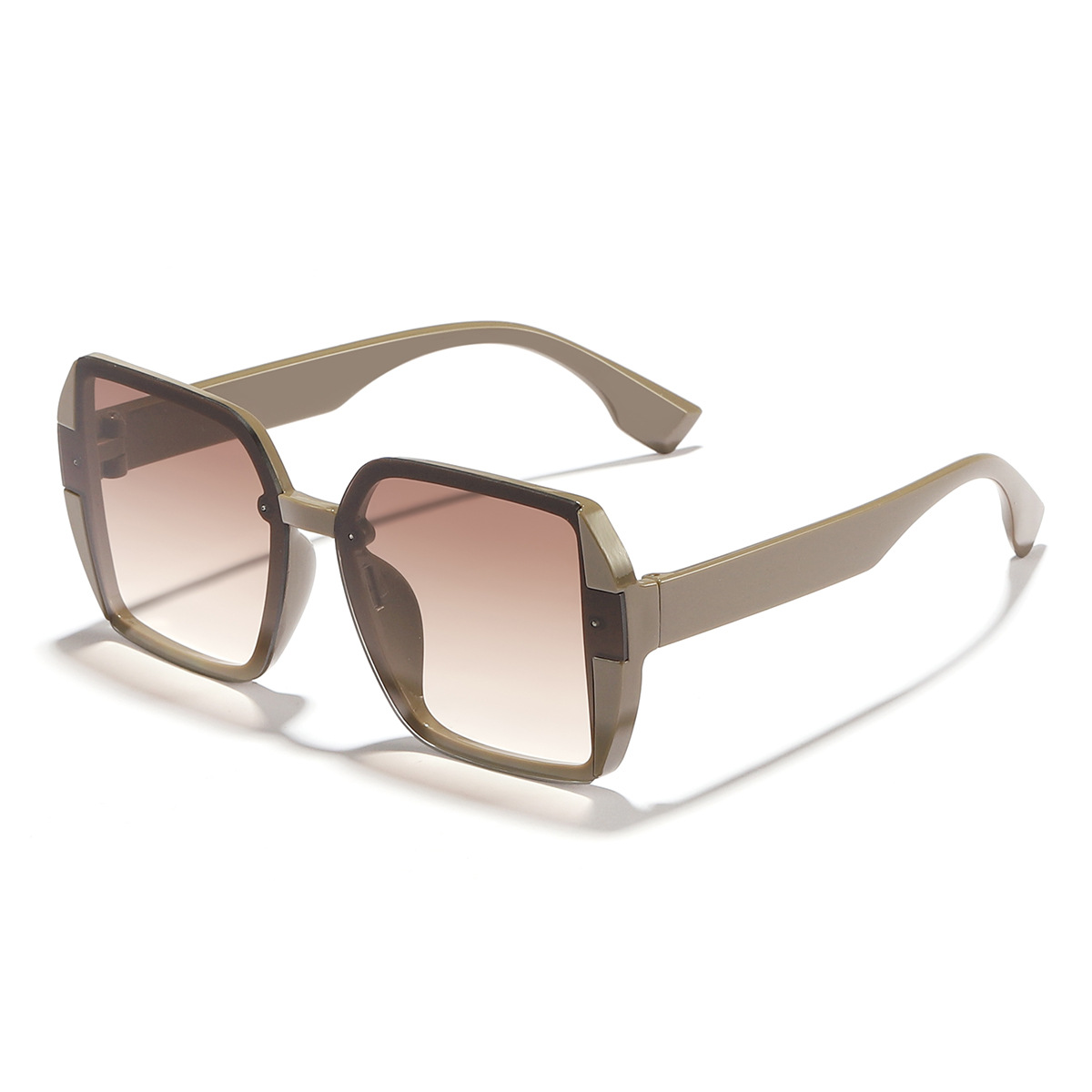 Nuevo estilo coreano elegante marco cara-mirando pequeñas gafas de sol pc personalidad europea y americana femenina ins estilo desgaste esencial gafas de sol de protección solar