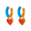 Fashionable brand cute earrings, Korean style, simple and elegant design