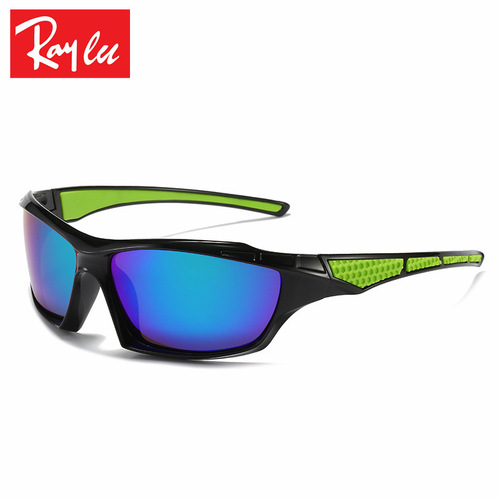 Junlai New Polarized Colorful Night Vision Sports Sunglasses Trendy Men's Casual Outdoor Cycling Sunglasses D530