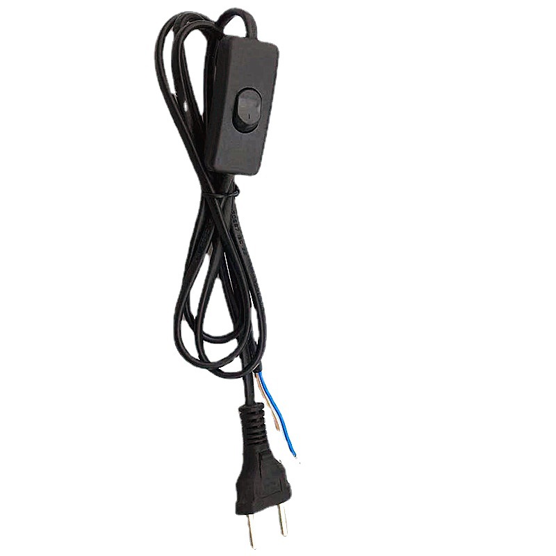 供应两芯巴西插头电源线303开关线巴西灯头电源线 巴西二插线