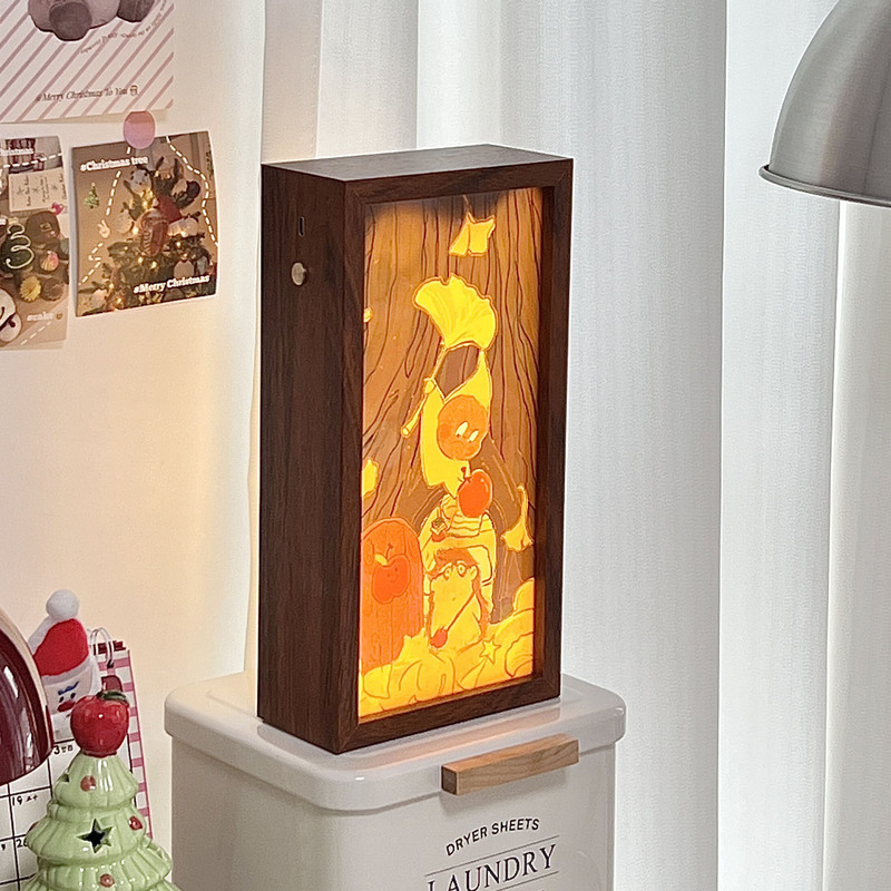 Creative DIY light box desktop ambiance light decoration, rechargeable LED photo frame, luminous photo frame for kitchen, restaurant, coffee corner Creative DIY light box desktop ambiance light decoration, rechargeable LED photo frame, luminous photo frame for kitchen, restaurant, coffee corner
