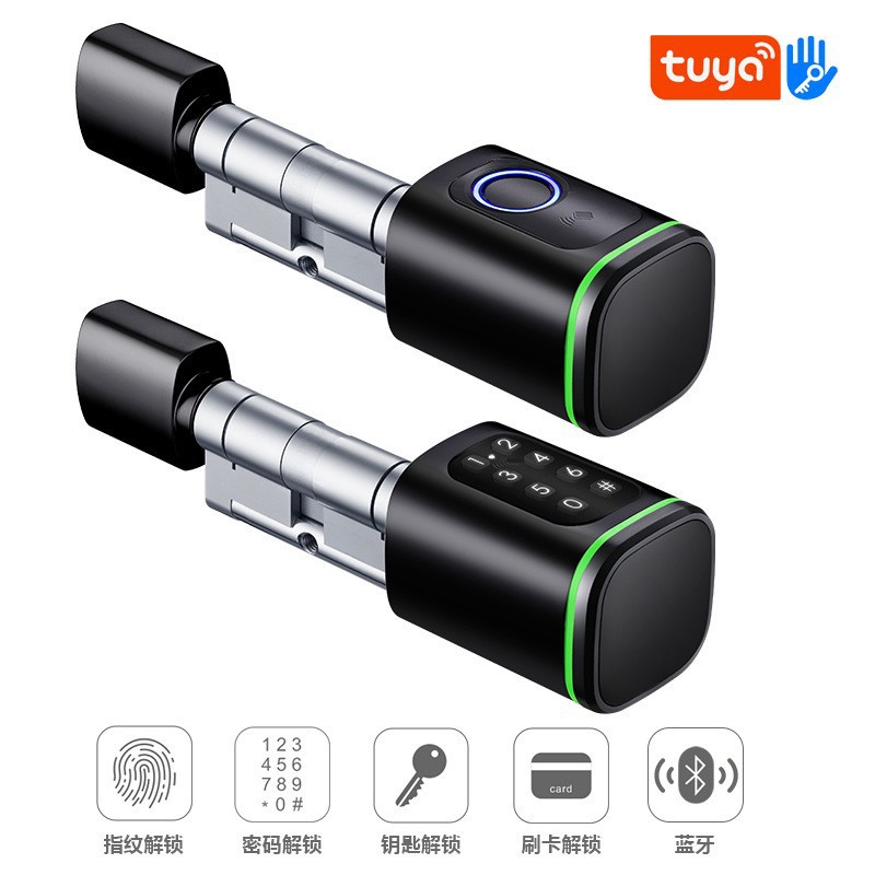 5-in-1 fingerprint password Bluetooth lock (fingerprint + password + card swipe …
