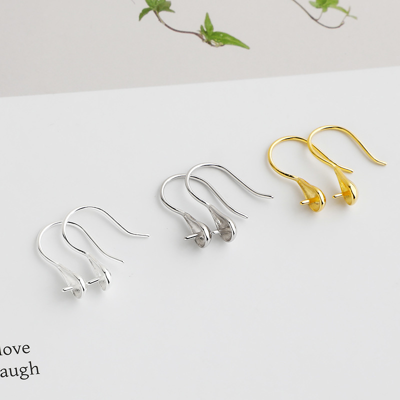 s925 pure silver ear hook empty support Pearl high heel shoes silver ear hook DIY jade crystal earrings earrings earrings accessories s925 pure silver ear hook empty support Pearl high heel shoes silver ear hook DIY jade crystal earrings earrings earrings accessories