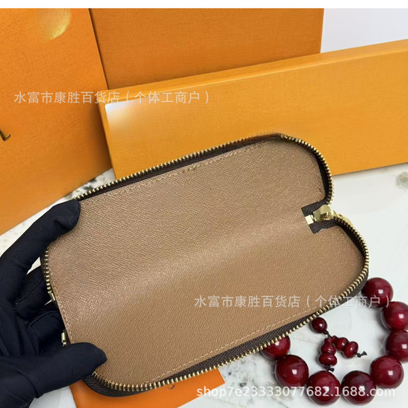 レタークラシックペンバッグシンプルな文具ポータブル収納袋学生大容量花色|undefined