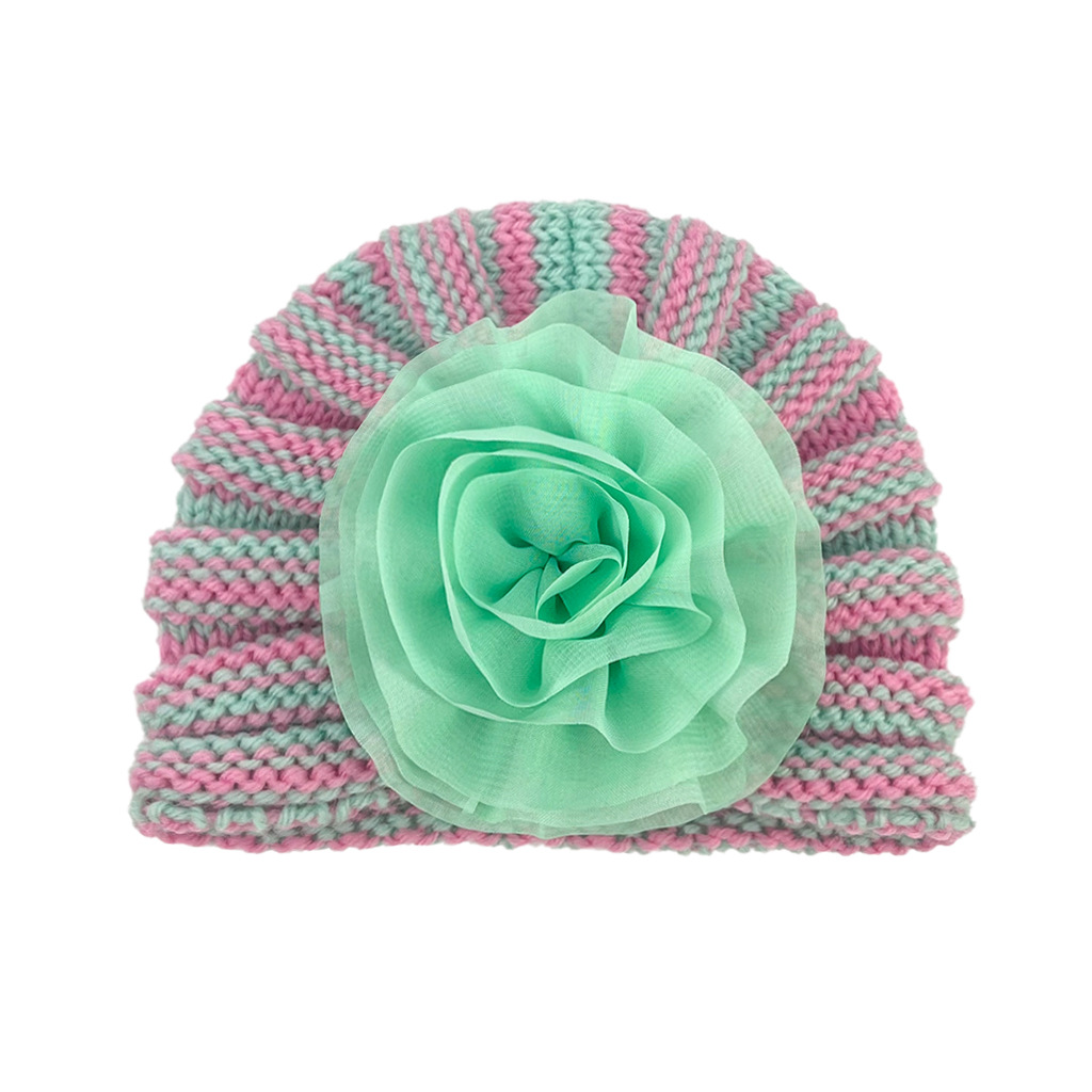 Children Unisex Fashion Flower Flowers Baby Hat display picture 13