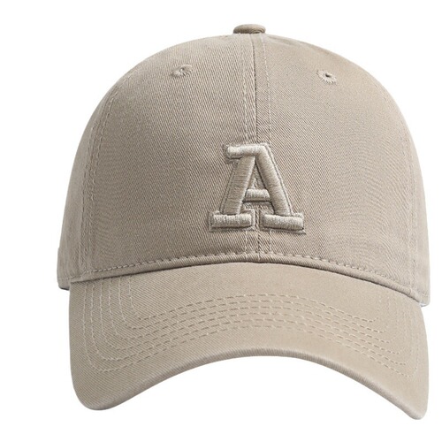 Korean Embroidered A-letter Cap for Women, Soft Top, Face-Smoothing, Versatile Casual, Japanese Style, Duckbill Hat for Men, Ins Trendy Brand