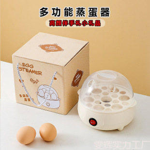 304 stainless steel double-layer egg cooker multifunctional small household appliances wholesale automatic power-off steaming egg custard