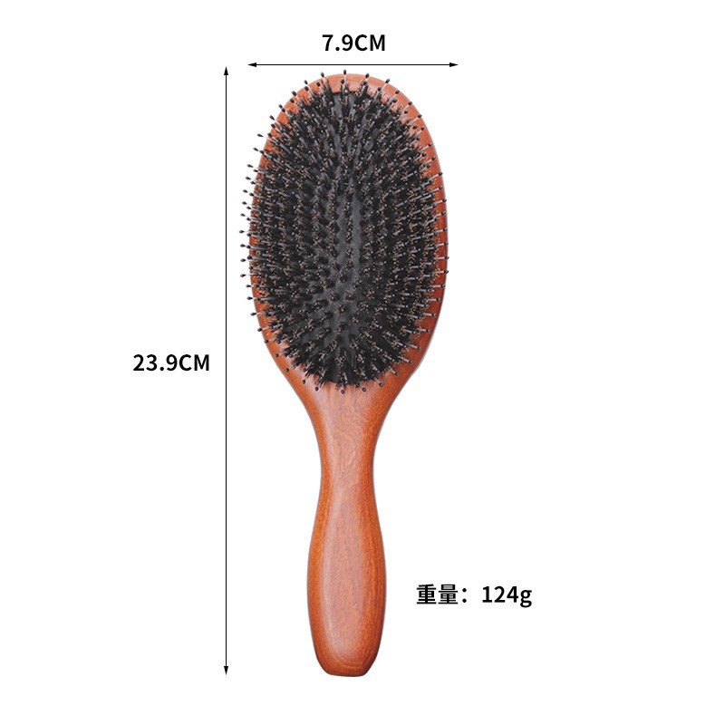 Factory approved bristle hair anti-static scalp massage cleaning air cushion comb with curly hair and fluffy design air bag comb