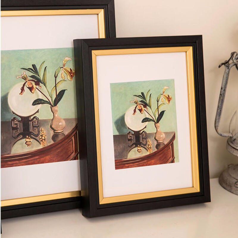 Light Luxury Gold Photo Frame Display Stand 5-Inch 6-Inch 7-Inch 8inch 10inch Photo Printing with Minimalist Horizontal and Vertical Frames