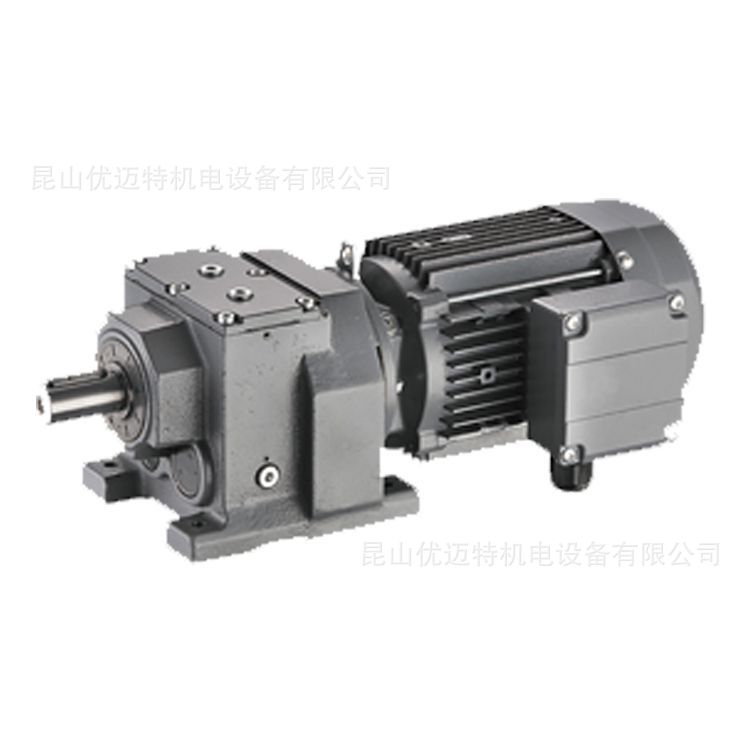 台湾UCAN齿轮减速机R系列TR28MY70L4 21.32M6 38刹车马达减速电机