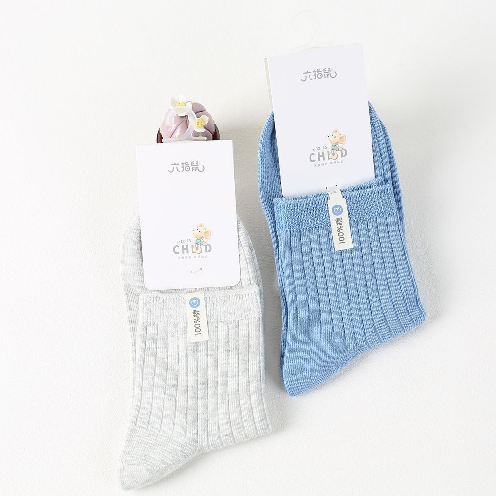 Liuzhi Kids Autumn Cotton Knee Socks Mid-length 2