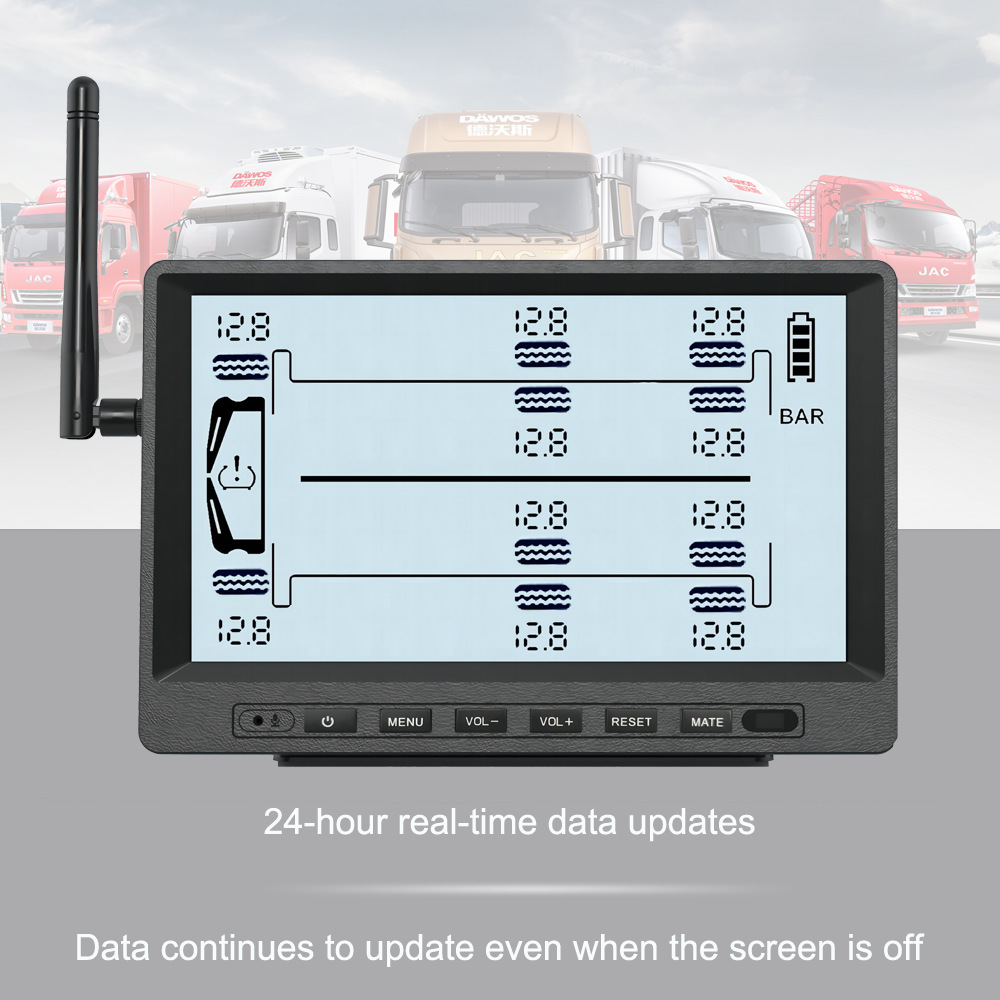 Cheyueda Truck 10-Wheel Truck External Tire Pressure Detection System Tire Pressure Monitor High Precision Large Quantity