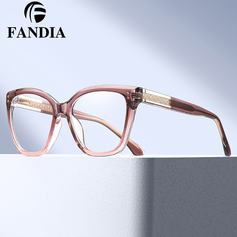 81579 placa de imitación transfronteriza gafas anti-luz azul estilo literario marco TR90 marco mujer de moda espejo plano fuente de fábrica