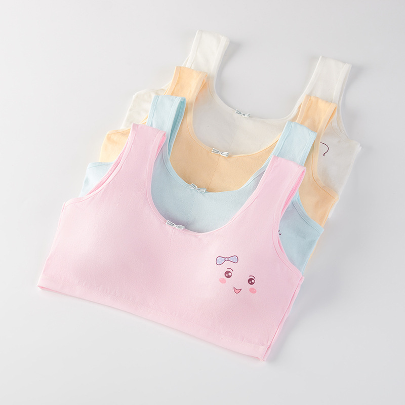 Children's developmental girls underwear cotton big girls small vest junior high school Senior high school female students girls bra wholesale Children's developmental girls underwear cotton big girls small vest junior high school Senior high school female students girls bra wholesale