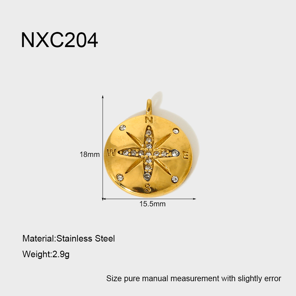 2g Weight 0.03µm-0.05µm Gold Plating Thickness PVD Coated Gold Plating Process Pendant, Beads Jewelry Making Type 18K Real Gold Plated Plating Material 1 Piece Quantity 304 Stainless Steel Material Geometric, Star Pattern Cute, Simple Style Style Plating Craft 1 Piece 304 Stainless Steel Geometric Star Polished Pendant Beads DIY Ornament Accessories 10