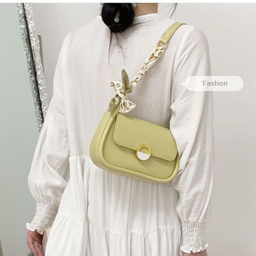 Niche texture armpit bag for women summer new trendy fashion chain bag small square bag versatile ins crossbody bag