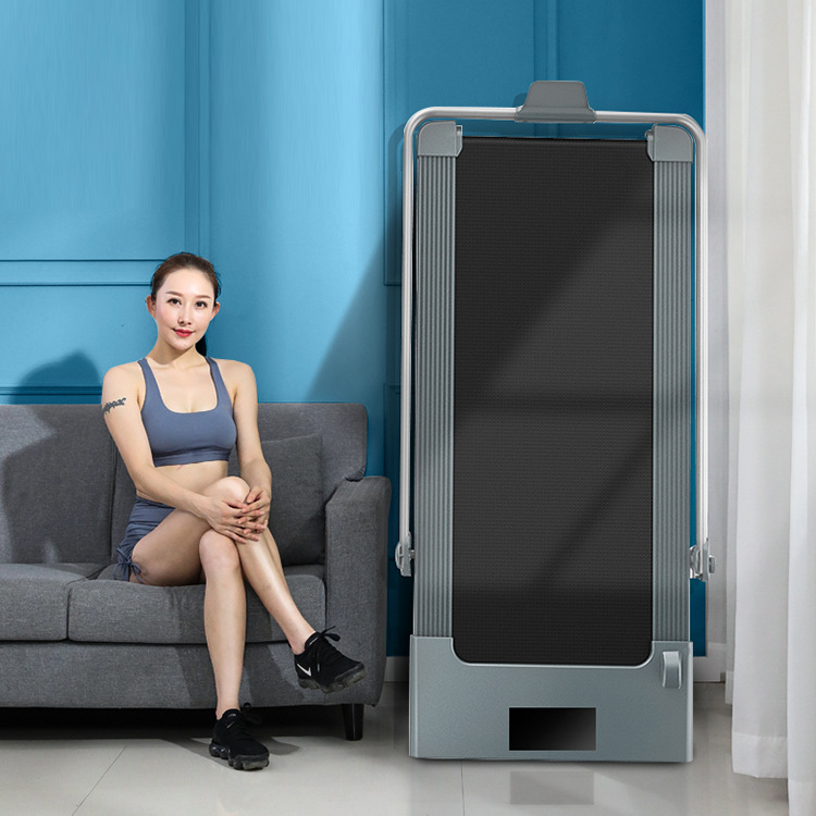Fábrica transfronteriza máquina de caminar plegable plana cinta de correr portátil eléctrica instalación-libre plegable pequeño equipo de fitness
