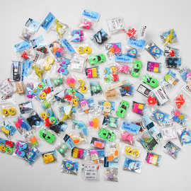 【100袋/盒】3D卡通可爱创意造型橡皮办公批发小学生奖品各种