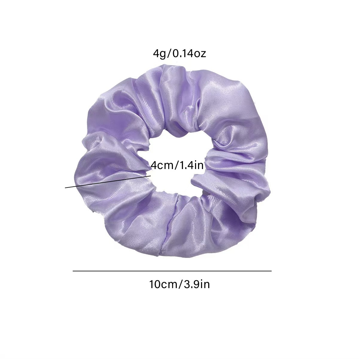 Anillo de cabello de cerdo intestino grueso adornamiento de cabello de mujer cubierta de cuero de cabello de alta elasticidad correa de correa de cabello no daña el cabello Y2K