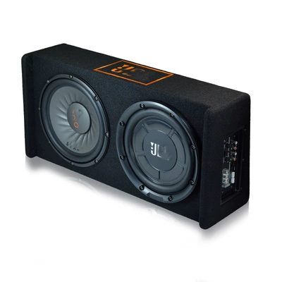 Manufacturer Wholesale Jb Modified Car Ultra-Thin Dual 10inch Subwoofer Heavy Bass Seat Cannon Active Car Audio (Car speaker/subwoofer)