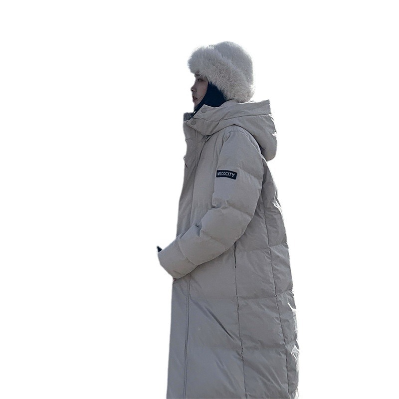 Drama de plumón de algodón de mujer invierno 2024 nuevo estilo coreano algodón suelto sobre la rodilla chaqueta gruesa abrigo image 6