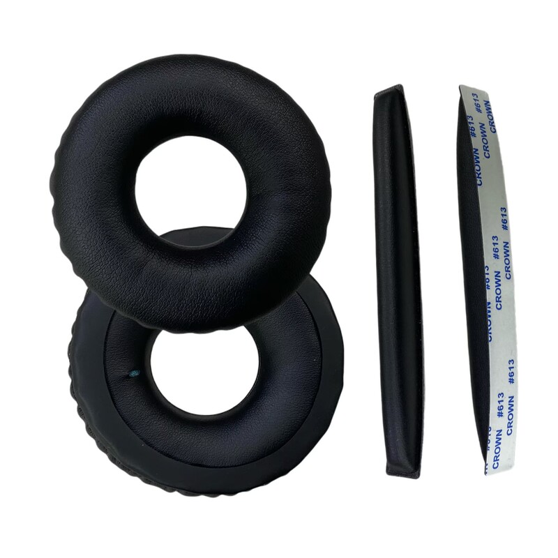 Suitable for Sennheiser Hd25-1 Headphone Covers, Ear Pads, Hd25 Foam Covers, Hd25Sp-Ii Leather Covers, Headband Pads
