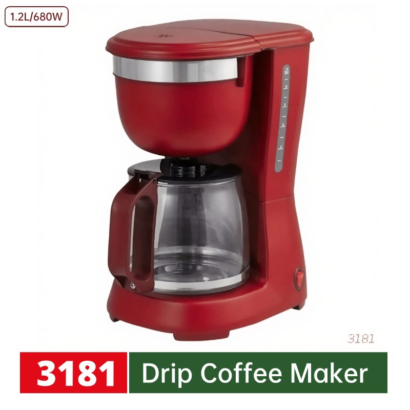 Máquina de café americana 1.2L transfronteriza Europa y Estados Unidos al por mayor cafetera de goteo cafetera de goteo cafetera