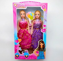 跨境批發盒裝兒童禮品女童女生女孩子洋娃娃套裝公主娃娃禮盒玩具