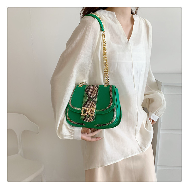 2023 New Hot Selling Trend Women's Bag Snake Skin Crossbody Bag Women's Bag Small Bag Women's Shoulder Bag_voghion.com