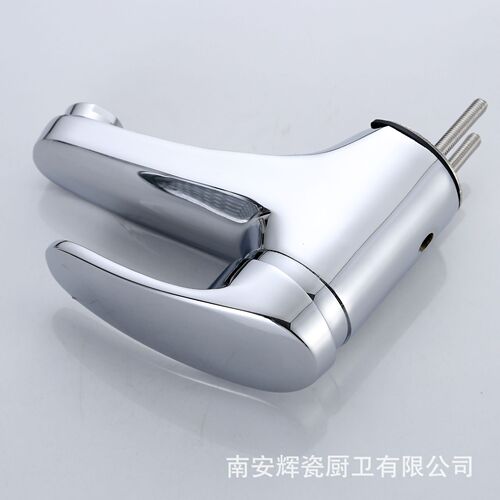 Huici Foreign Trade Export Horseshoe Faucet with Pull-hole Basin Single Hole Hot and Cold Washbasin Water Hole Faucet