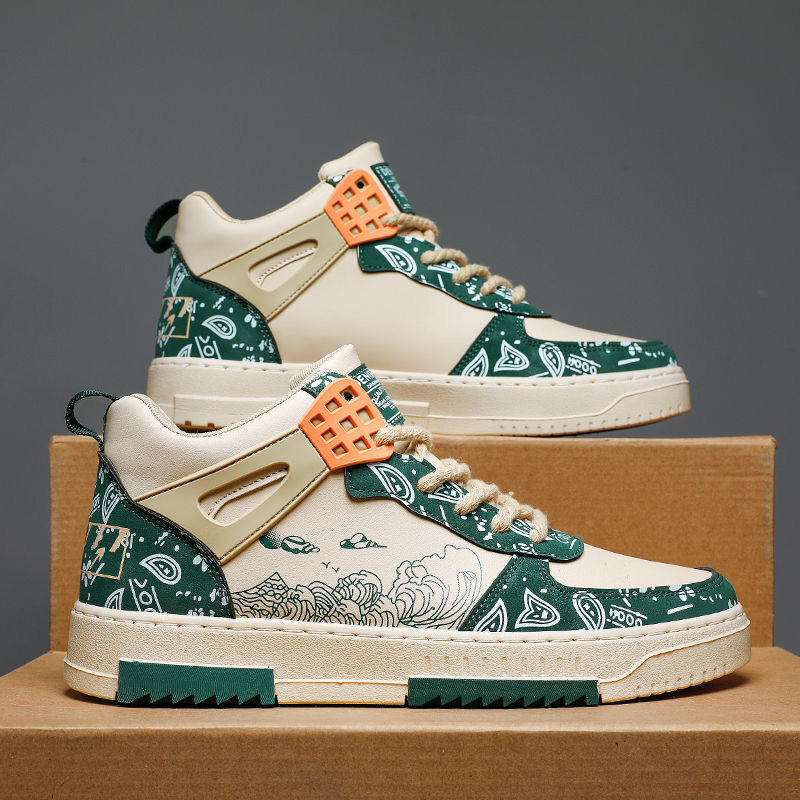 Zapatos de skate de alto impacto para hombres verano 2024 nuevos zapatos de hombre moda zapatos deportivos de nicho de diseño juvenil zapatos de moda