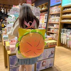 韓国版insかわいい立体サンドイッチチーズバーガーバッグ漫画斜めショルダーバッグ大容量おかしな親子ショルダーバッグ