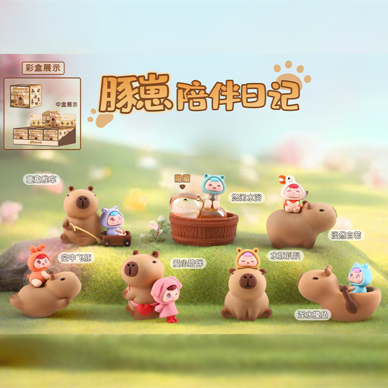 新款跨境热卖无牙小怪兽盲盒潮玩卡通手办桌面摆件车载装饰品礼物|undefined