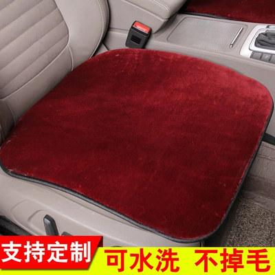 Without Backrest, Imitation Wool Seat – Wool pad - standard-burgundy-single-seat