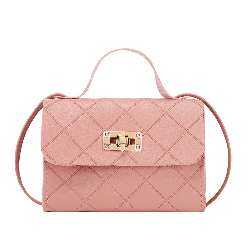 Embossed Diamond Pattern Shoulder Bag For Women Small Crossbody Bag_voghion.com