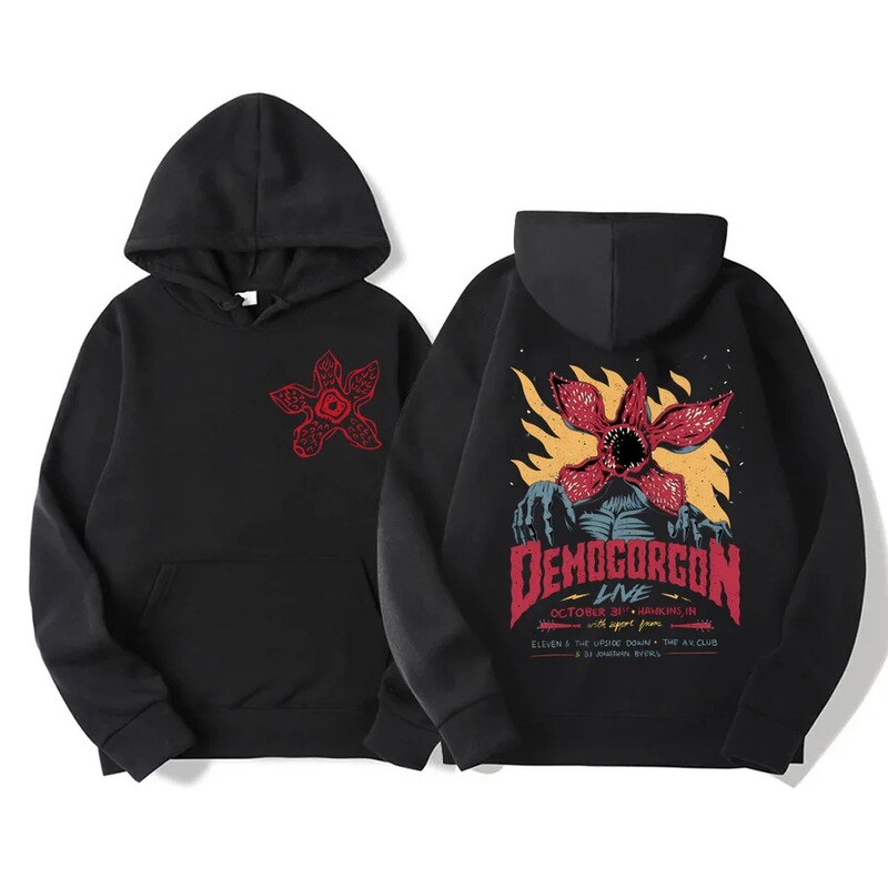 Edmund Manson Demogorgon Hoodie Men Women Cannibal Flower Monster Print Hooded Sweatshirts Original