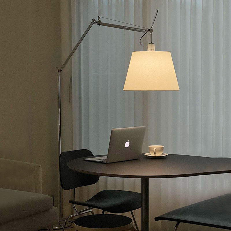 Lámpara de pie con forma de caña de pescar, lámpara de ambiente de alta gama para sala de estar, sofá, dormitorio principal, accesorios de iluminación creativos nórdicos