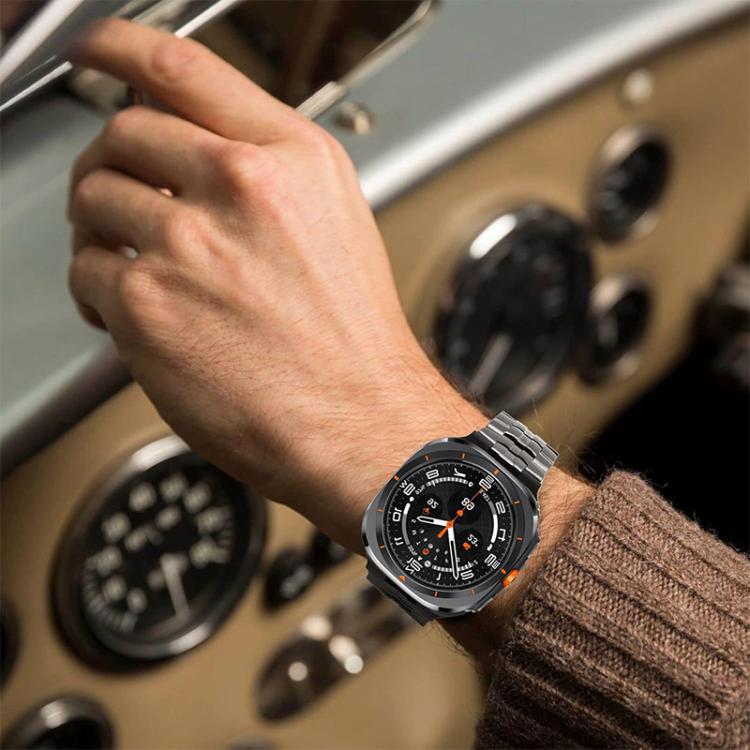 xDfind Iron Man Butterfly Buckle Correa de acero inoxidable para Samsung Galaxy Watch8 / 8 Classic / Samsung Galaxy