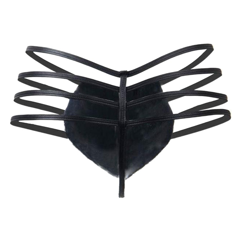 Comercio exterior más el tamaño de los hombres de ropa interior sexy de cuero de imitación boxeador ropa interior de cintura baja sexy cremallera libre entrega de una sola pieza 068